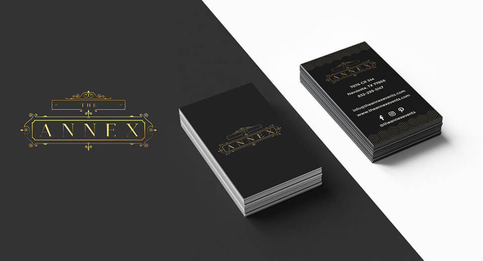 Wedding Ranch Logo and Business Card Design