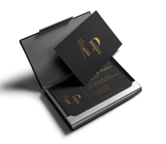 Tuispace created business card with lawfirm logo